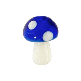 Mushroom Glass Beads 15mm 20mm Glossy Colorful Caps with Spots 100pcs 8