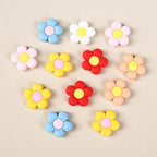 Silicone Focal Beads Flower Children Smiling Face Positive Energy 20pcs 2