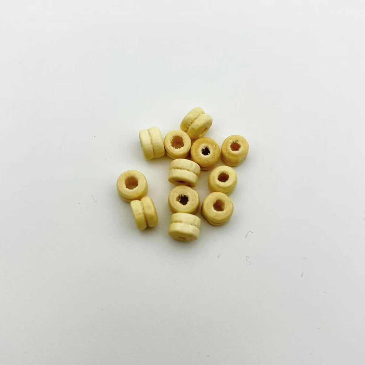 Wood Two Section Spacer Beads 6mm Multi-Color 1000pcs 6