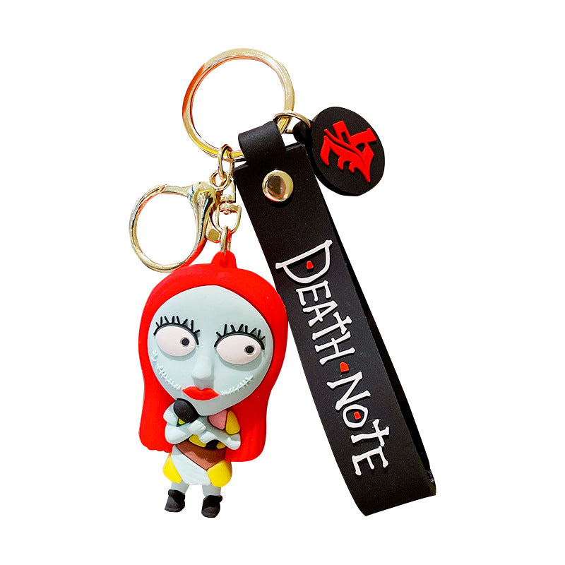 Cartoon Halloween Pumpkin Man Keychain Playful Spooky Character 5