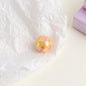 UV Plating Round Acrylic Beads 15mm Dual Color Flow 100pcs 6