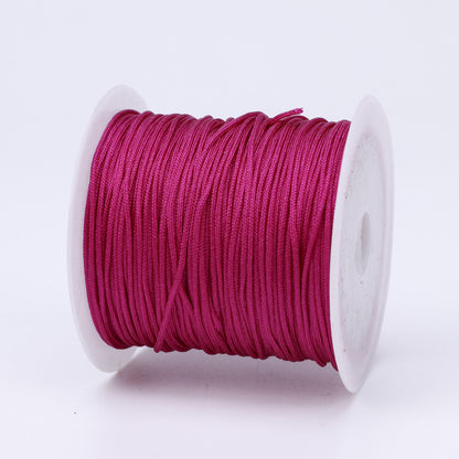 Nylon Thread 0.8mm Diameter 40m Colorful Jewelry Stringing Cord 38