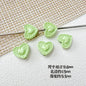 Butterfly Painted Metal Beads Decorative Alloy 10pcs 21
