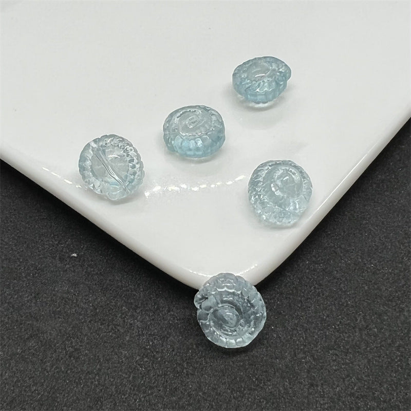 Czech Glass Beads Conch 14mm Translucent Pastel Mixed 100pcs 10