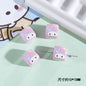 Printed Acrylic Square Beads 15mm Sanrio Pastel Colors 10pcs 16