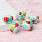 Hand Painted Cute Cake Series Acrylic Beads 18-23mm 10pcs 12