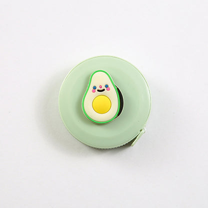 Retractable Plastic Measuring Tape Dual Metric Imperial Cute 2pcs 5cm 11
