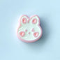 Hand-Painted Rabbit Acrylic Beads 22x24mm Glossy Pastel 100pcs 8
