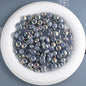 Resin Round Spacer Beads 10mm Plating Glossy 20pcs 8