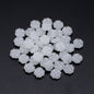 Color Transparent Clover Glass Beads 10mm Assorted Colors 50pcs 22