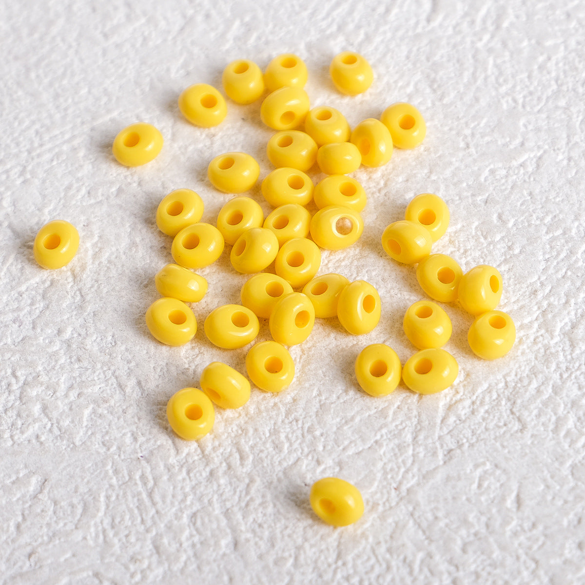 Acrylic Water Drop Spacer Beads 5mm Solid Color 162pcs 18