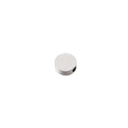 Stainless Steel Disc Metal Beads 8mm Polished Mirror Surface 10pcs 6