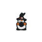 Silicone Focal Beads Halloween Dwarf Pumpkin Holding Brooms 20pcs 7