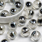 Clear Planet Halo Round Resin Beads 16mm Multicolor 10pcs 12