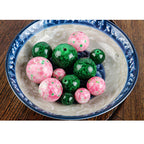 Vintage Lampwork Glass Beads Round 8-20mm Frog Skin Texture 50pcs 2