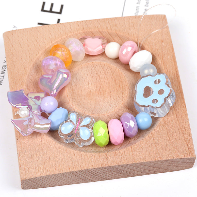 Acrylic Spacer Beads 14mm Candy Solid Color Large Hole 100pcs 3