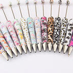 Beadable Pen Printed Pattern Plastic Light Weight 4