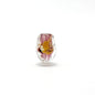 Lampwork Glass Beads Irregular Oval Gold Dust Filled 13mm 10pcs 12