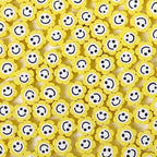 Flower Clay Beads 8mm Colorful Smiling Face Six-Petal 100pcs 6