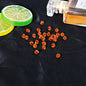 Electroplated Faceted Glass Beads 6mm Transparent Mixed Colors 45pcs 12