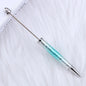 Beadable Ballpoint Pen UV Plating Starry Sky Sequins Gradient Colorful 19