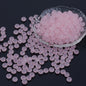 Glass Rondelle Spacer Beads 8mm Semi Transparent Imitation Jade 100pcs 16