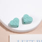 Painted Heart Acrylic Beads 12mm Glossy Raised Dot Detail 50pcs 18