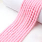 Flat Clay Beads 6mm Solid Color Smooth Polymer Disc 10strands 30