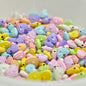 Heart Metal Beads 8mm Baking Painted Lace Zinc Alloy 30pcs