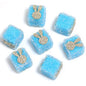 Butterfly Pentagram Cube Rhinestone Beads 22mm Vibrant Metal Embellished 5pcs 20