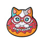 Silicone Focal Beads Rooster Owl Front View Smiling Face 7