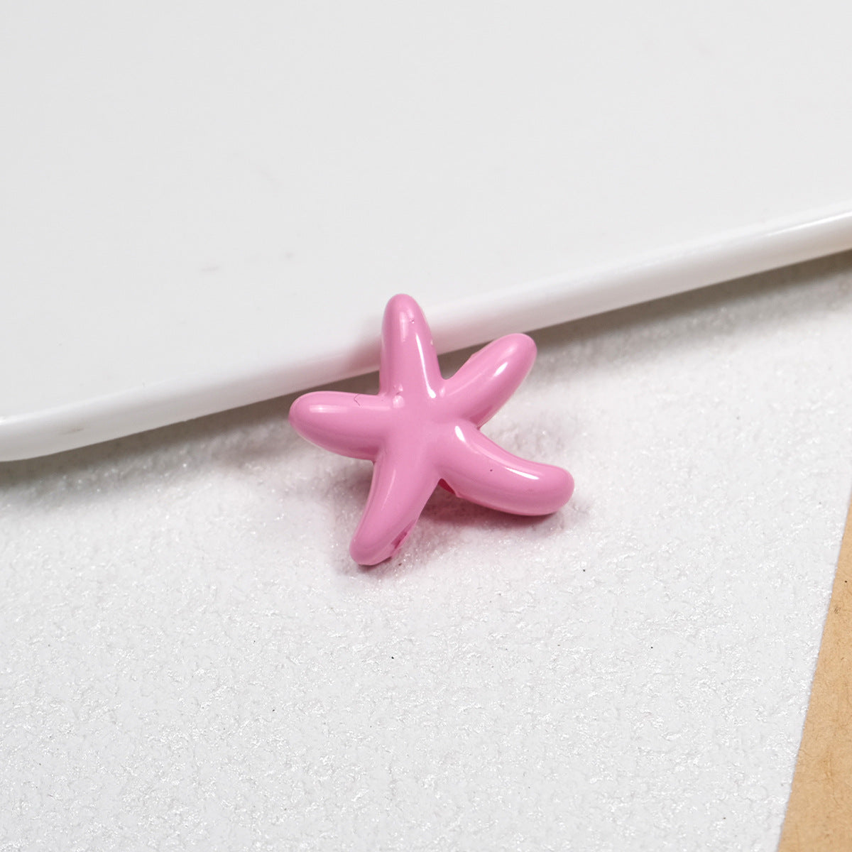 Irregular Starfish Acrylic Beads 21mm Glossy Mixed Colors 50pcs 8