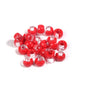 Clear Two-color Pony Beads 9mm Translucent Mixed Colors 200pcs 9