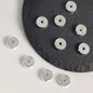 Flat Metal Beads 10mm Vintage Copper Coin with Square Hole 100pcs 7