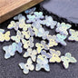 Czech Glass Beads Butterfly 11mm Gradient Purple Blue Green 50pcs 8