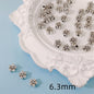 Alloy Tassel Flower Spacer Beads 6mm Tibetan Style 100pcs 3