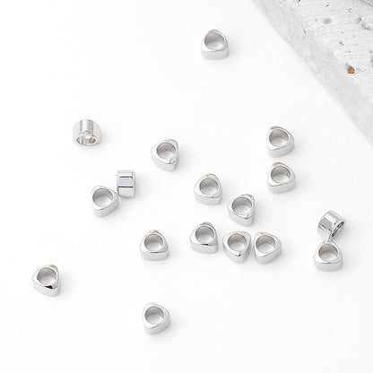 Brass Arc Triangle Spacer Beads 2.5mm 100pcs 4