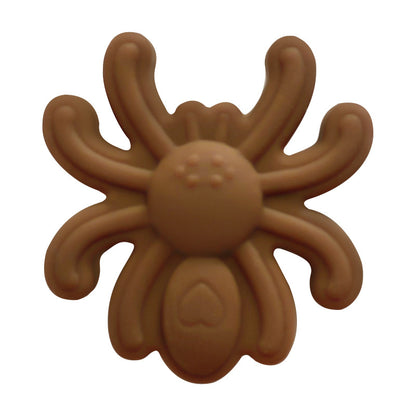 Silicone Focal Beads Spider Solid Color Smooth Texture 20pcs 7