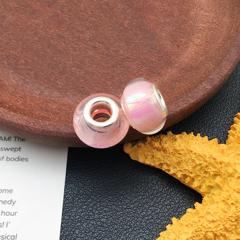 Resin Spacer Beads Pink Tone 40pcs 20