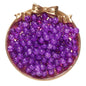 Crackle Round Glass Beads 8mm Colored Hole 1.3mm 50pcs 10