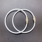 PVC Coated Wire Key Rings Colorful Durable 15cm 20pcs 14