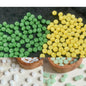 Flat Pumpkin Czech Glass Beads 6x8mm Glossy Autumn Colors 10pcs 4