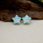 Oil Painting Star Resin Beads 19mm Iridescent Pastel 1pc 11