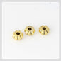 Alloy Flat Pumpkin Spacer Beads 5-7mm Striped Tibetan Style 100pcs 7