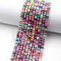 Flat Clay Beads 6mm Colorful Polymer Spacer Disc 10strands 23