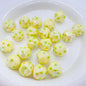 Glow Spotted Fig Acrylic Beads 16mm Pastel Colors 10pcs 6