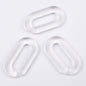 Matte Clear Acrylic Open Chain Links 20mm Colorful 100pcs 17