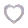 Circle Love Glitter Silicone Focal Beads Glitter Design 10pcs 4