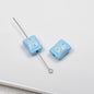 Sun Pattern Square Acrylic Beads 14mm Colorful Candy Bag 20pcs 10