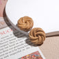 Painted Cookie Acrylic Beads 20x17x9mm Solid Color Glossy Swirl 30pcs 11